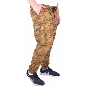 Moc Grande Mocgrande Büyük Beden Pastel Camouflage Likralı Erkek 2ip Eşofman Altı 23503 Hardal