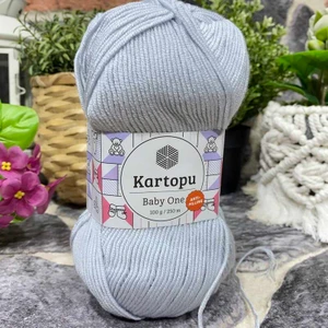 Baby One K993 5 Adet Tüylenmeyen Bebek Ipi Gümüş Gri