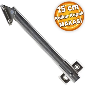 Kalkar Kapak Makası Dolap Çekmece Metal 15 cm Sessiz Açma Kapama Amortisör Piston