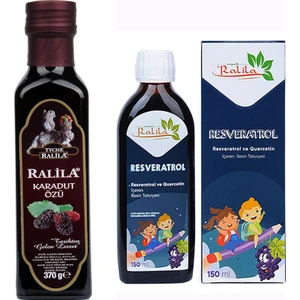 Resveratrol Kids Quercetin Ilaveli Takviye Şurubu 150 ml Karadut Özü 370 gr