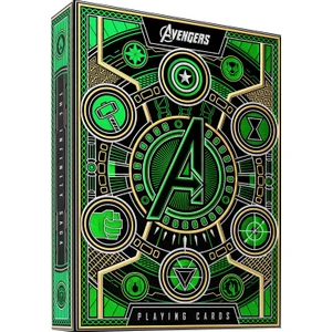 THEORY11 Marvel Avengers Green Infinity Saga Oyun Kağıdı Kartı Kartları Destesi Koleksiyonluk ( Yeşil )
