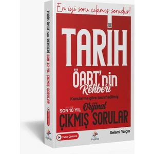 Dizgi Kitap KPSS Tarih ÖABT Konularına Göre Tasnif Edilmiş Son 10 Yıl Orijinal Video Çözümlü Çıkmış Sınav Soruları