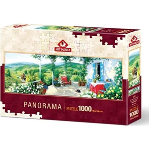Art Puzzle Verandadaki Misafir 1000 Parça Panorama