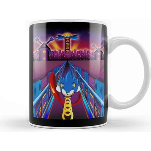 Sonic The Hegdehog Sonic Retro 90´s Kupa Bardak Porselen