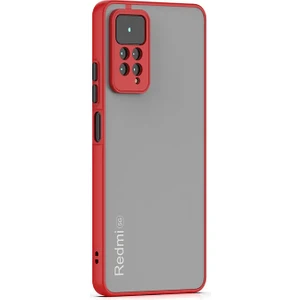 Xiaomi Redmi Note 11 Pro Kılıf 3D Kamera Korumalı Arkası Mat Kenarları Renkli Smoke Case