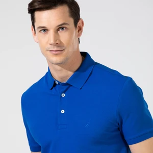 Nautıca Erkek Mavi Slım Fıt Kısa Kollu Polo K35052T.4C9