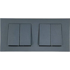 Ovivo Grano Füme - Set - Priz - Anahtar - Komütatör - Güvenlik Priz - Kapaklı Priz - Uydu Tv Prizi