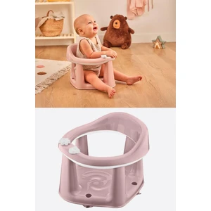 Vakumlu Bebek Banyo Oturağı & Mama Oturağı 2’si 1 Arada Pembe