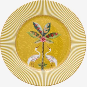 Pip Studio La Majorelle Sarı Porselen Pasta Tabağı 17 cm