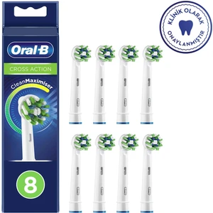 Oral-B Cross Action Clean Maximizer 8’li Diş Fırçası Yedek Başlığı EB50