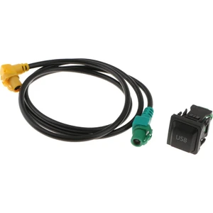 USB Aux Anahtar Soket Kablo Kablo Kablo Bağdaştırıcısı Vw Golf Mk6 (Yurt Dışından)