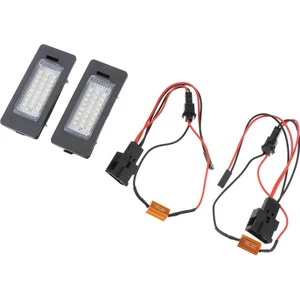 Audi A1 A3 A4 A5 A6 A7 Q3 Q5 Için 2 Paket LED Plaka Lambaları (Yurt Dışından)