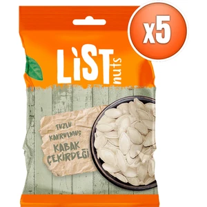 List Nuts Kavrulmuş Kabak Çekirdeği 5 x 180 gr