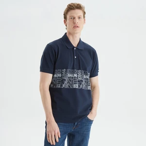 Nautıca Erkek Lacivert Classic Fıt Kısa Kollu Polo K35513T.4NV