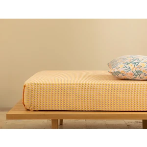 English Home Delta Kolay Ütülenir Çift Kişilik Çarşaf 240 x 260 cm Sarı