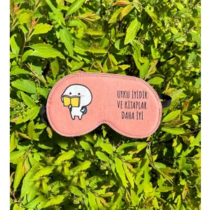 Uyku İyidir Ve Kitaplar Daha İyi Tasarımlı Uyku Bandı