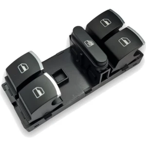 Vw Volkswagen Golf 5 Mk5 2004-2008 Sol Ön Kapı Cam Açma Düğmesi Takımı Dörtlü Krom Süslü 5K4959857