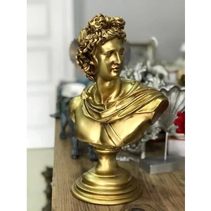 Mirsa Global Apollo Büst Büyük Boy Heykel