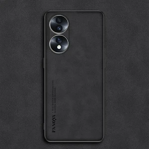 Honor 70 Çam Deri Deseni Pu Cep Telefonu Kılıfı (Yurt Dışından)