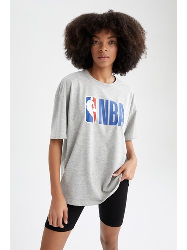 Ecru WOMAN Defacto Fit NBA Los Angeles Clippers Oversize Crew Neck  Sportsman Short Sleeve T-Shirt 2797355