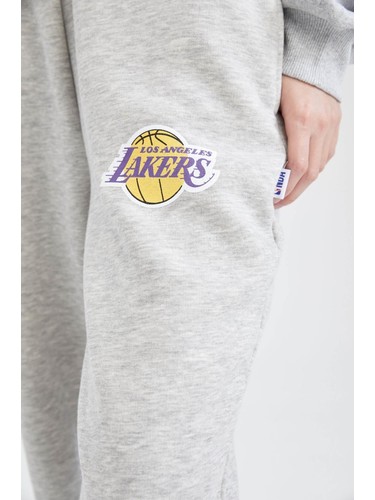 Ecru WOMAN Defacto Fit NBA Los Angeles Lakers Licensed