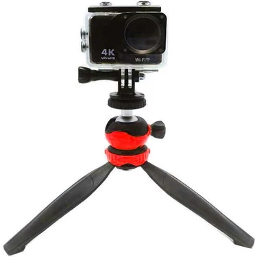 Jmary Mt-20 Tripod 360 Derece Oynar Başlıklı Çok Yönlü Kısa Telefon Sabitleyici 16