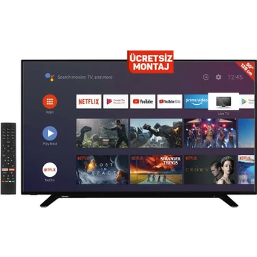 Toshiba 50UA2063DT 50'' 126 Ekran Uydu Alıcılı 4K Ultra HD Android DLED