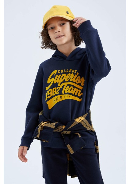 Erkek Çocuk Kapüşonlu Sweatshirt S2371A622AU