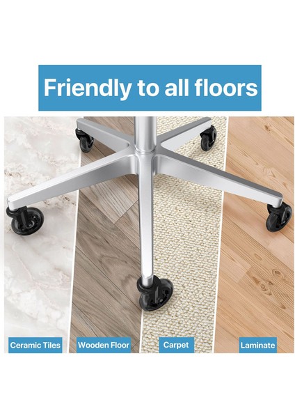 Ofis Tekerleklerini Değiştirir 5 Sandalye (Yurt Dışından) fırsatları