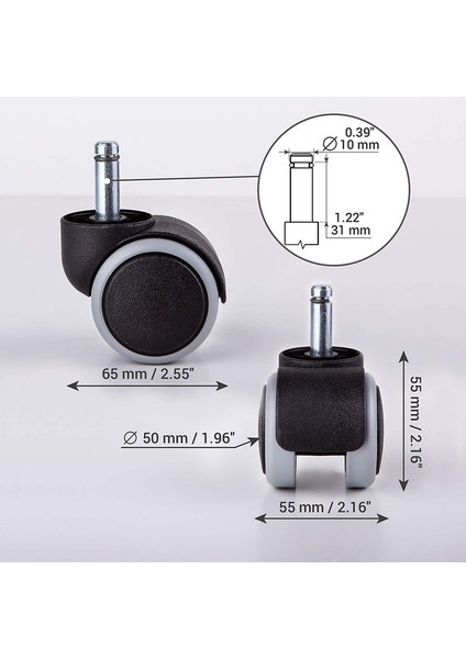 Seti 10 Yedek Lastik 10 Çap 10 mm (Yurt Dışından) modelleri