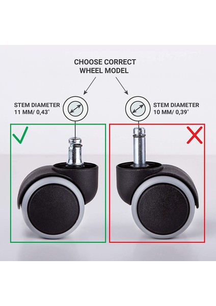 Seti 20 Yedek Lastik 20 Çap 10 mm (Yurt Dışından)