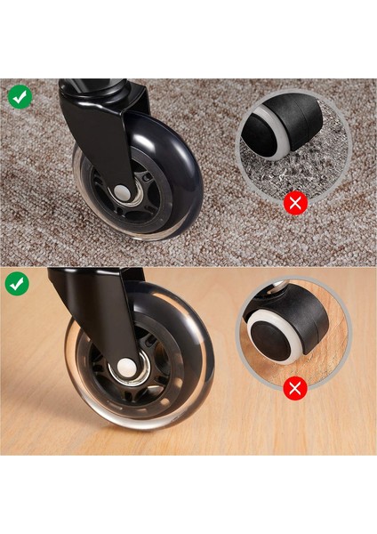 5 Sessiz Dönen Ofis Koltuğu Tekerleği (Yurt Dışından) modelleri