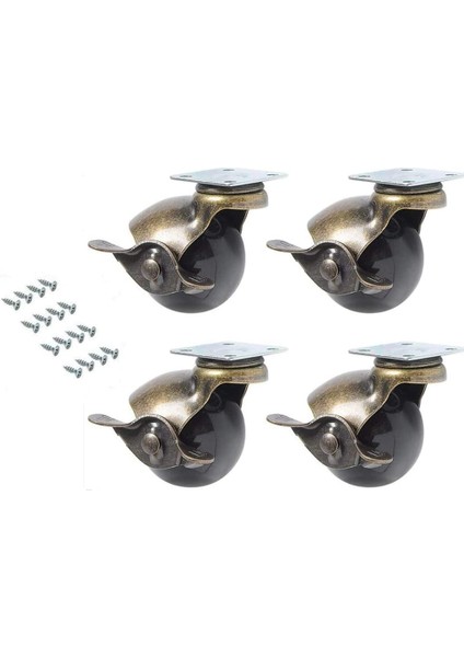 Antika Mobilya Tekerlekler Antika Pirinç (Yurt Dışından)