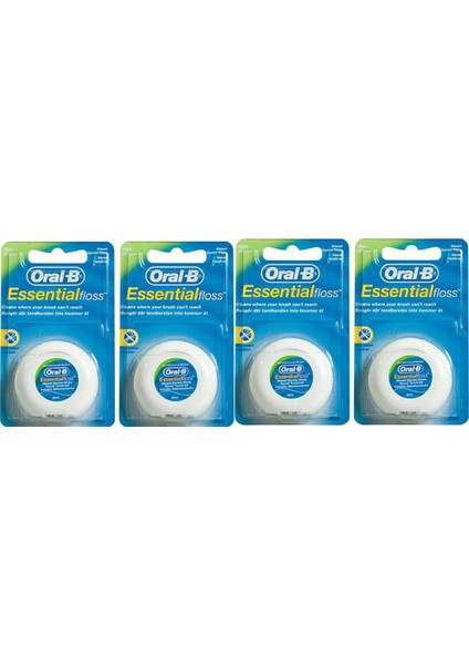 Oral-B diş Ipi Essential Floss 50 M X 4 Adet