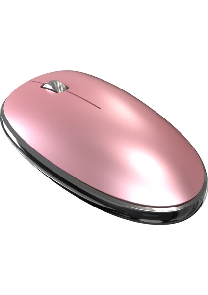 Business Pro Sessiz Kablosuz Şarjlı Kompakt Mouse - Rose Gold