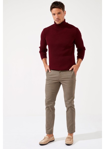 Slim Fit Balıkçı Yaka Triko Kazak S0167AZ20WN