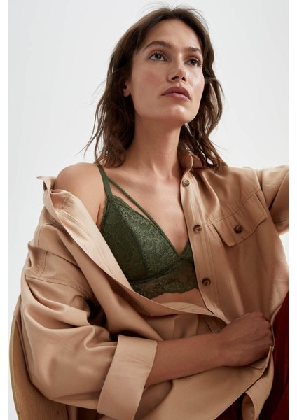 Dantelli Triangle Bralet fiyatları