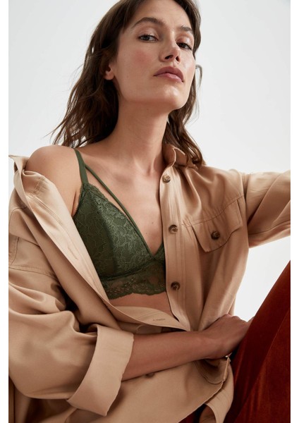 Dantelli Triangle Bralet modelleri