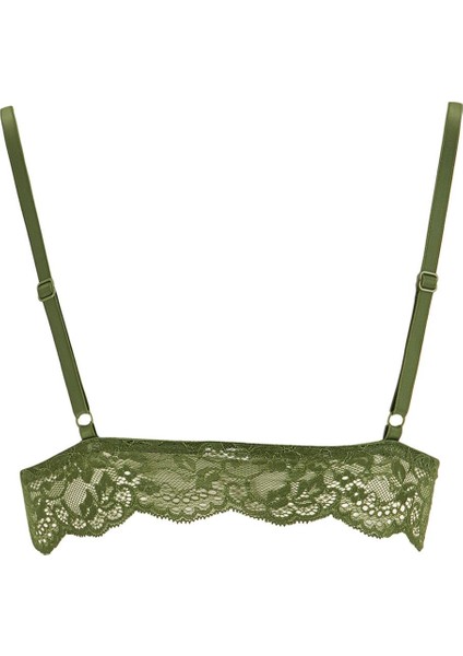 Dantelli Triangle Bralet indirimleri