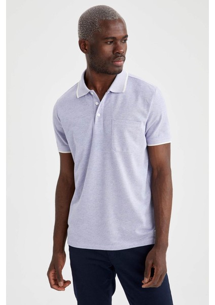 Regular Fit Polo Yaka Kısa Kollu Tişört T7645AZ21SP