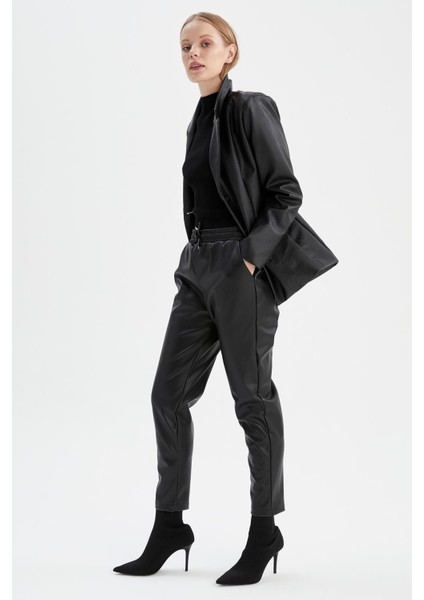 Suni Deri Beli Bağcıklı Jogger Pantolon V8072Az21Wn indirimleri