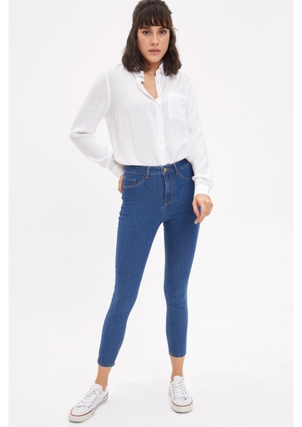 Anna Super Skinny Fit Yüksek Bel Jean Pantolon L0598AZ20SP fiyatları