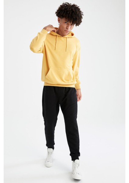 Oversize Fit Kapüşonlu Sweatshirt