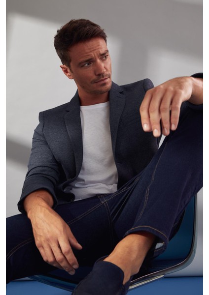 Slim Fit Dokulu Blazer Ceket N0503AZ21AU modelleri