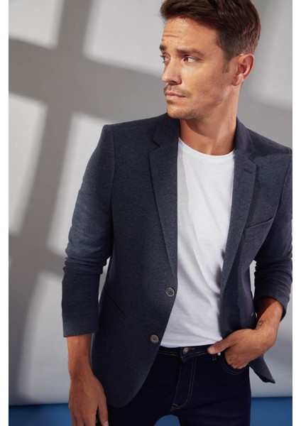 Slim Fit Dokulu Blazer Ceket N0503AZ21AU fırsatları
