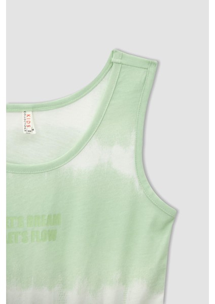 Kız Çocuk Batik Desenli Askılı Kısa Tulum V6605A621HS fiyatları