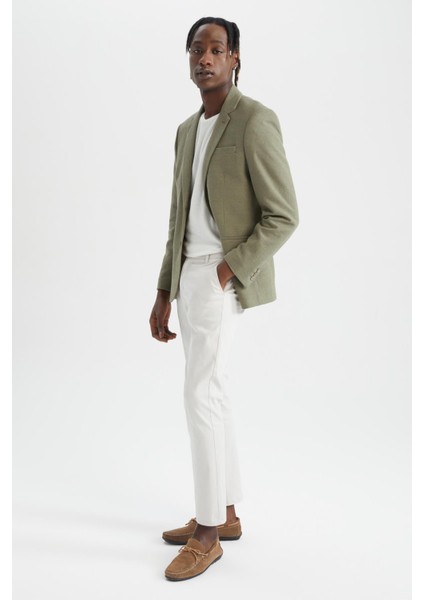 Slim Fit Chino Gabardin Pantolon W3012AZ22SP