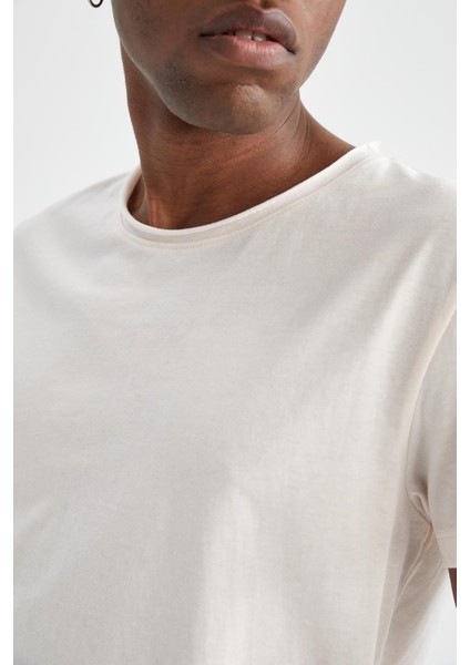 Slim Fit Bisiklet Yaka Basic Kısa Kollu Pamuklu Tişört M4790AZ22SP indirimleri