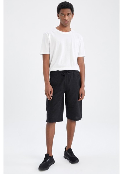 Regular Fit Basic Kapri Şort U8271AZ22SM