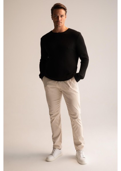 Regular Fit Bisiklet Yaka Triko Kazak U5140AZ22WN fiyatları